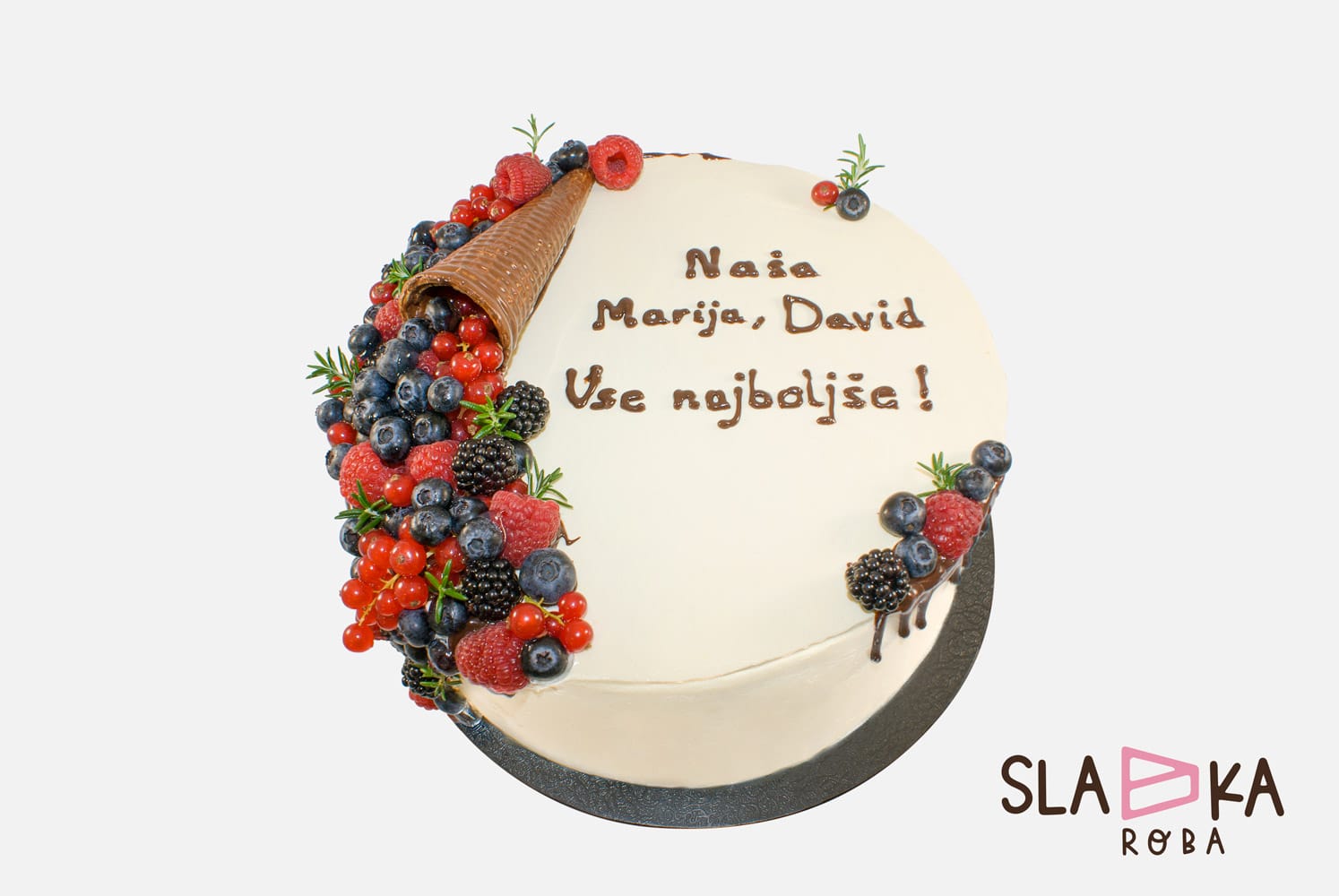 rojstnodnevna torta, gozdni sadezi, torte po narocilu, sladka roba, ribnica