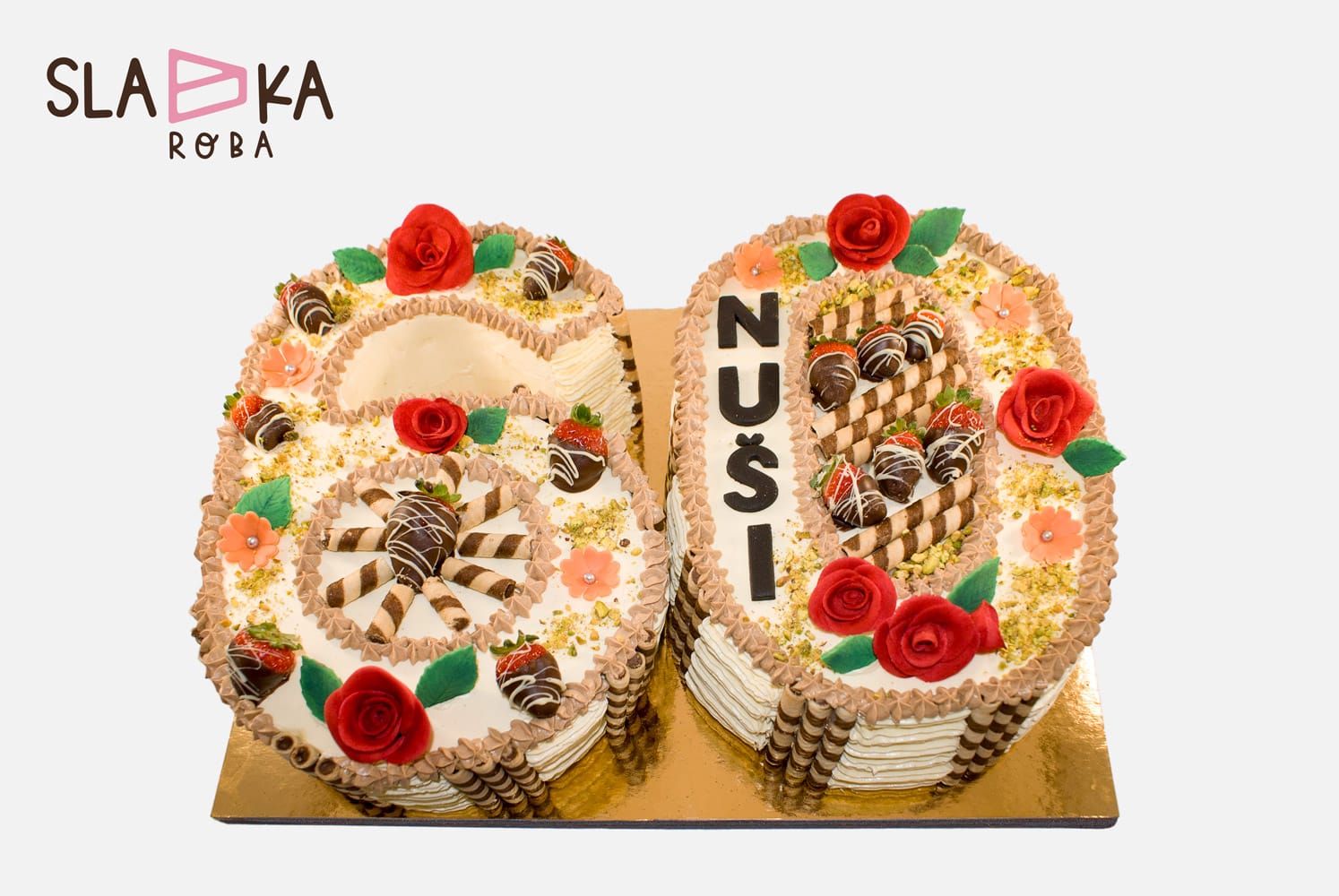 razkosna torta, 60 let, 3-d torte, torte po narocilu, sladka roba, ribnica
