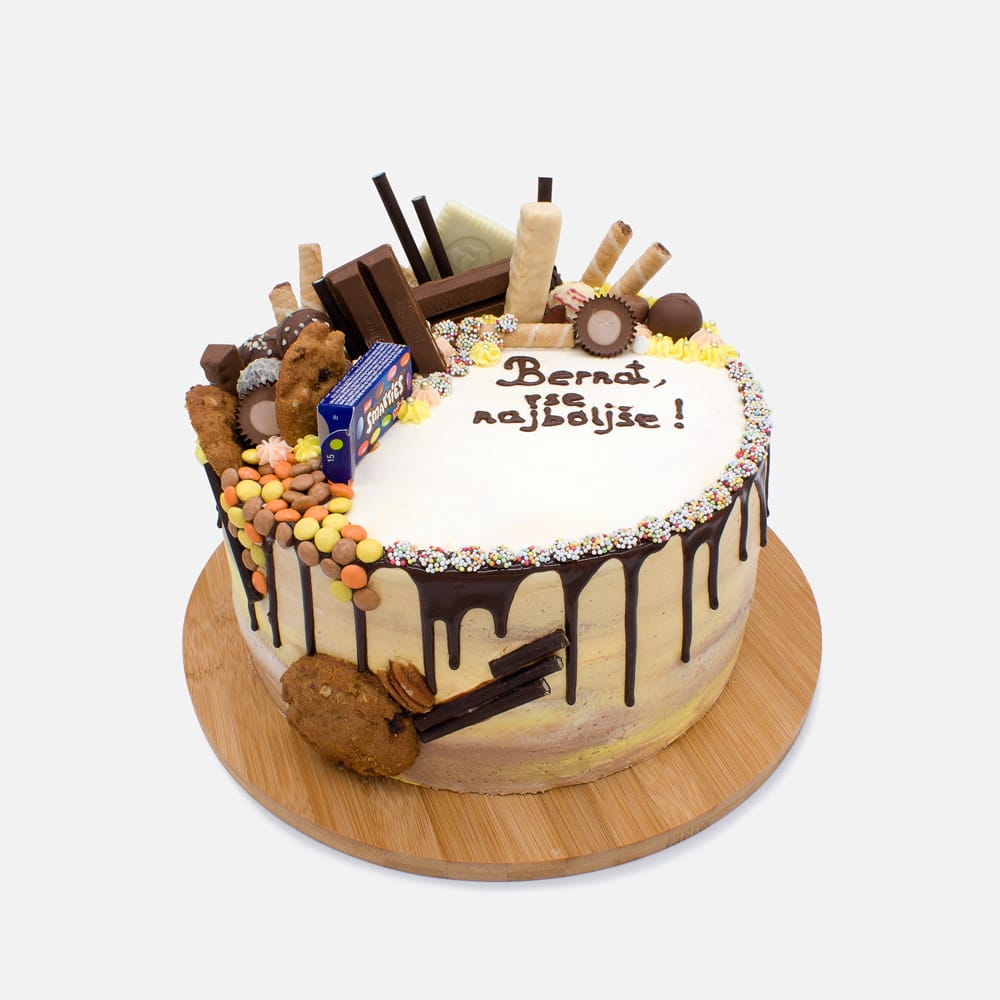 mladinska torta, otroška torta, čokoladna torta, torte po narocilu, sladka roba, ribnica