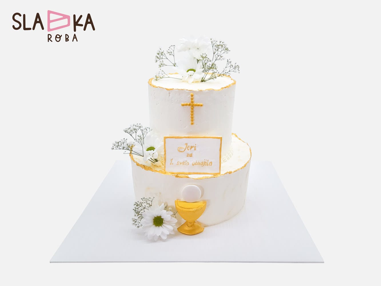 torta za obhajilo, sv. obhajilo, torte po narocilu, sladka roba, ribnica