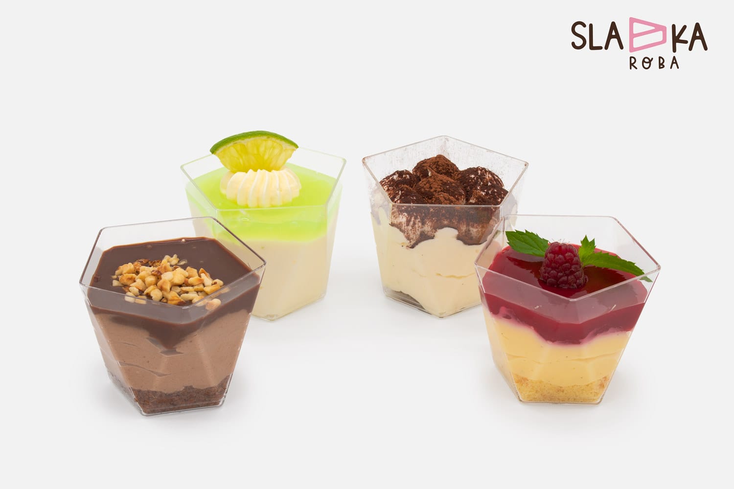 kozarcki, ferrero, limeta, tiramisu, malina, torte po narocilu, sladka roba